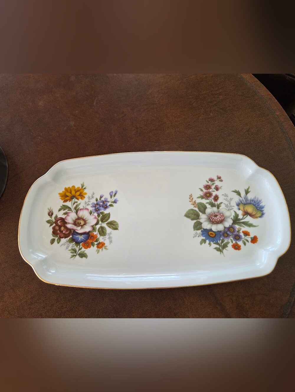 Limoges France Hand Embellished Porcelain Tray